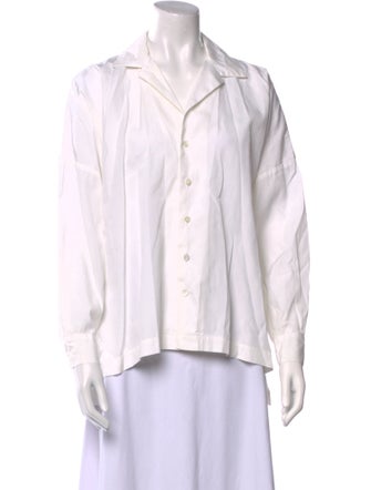 Eskandar Long Sleeve Button-Up Top