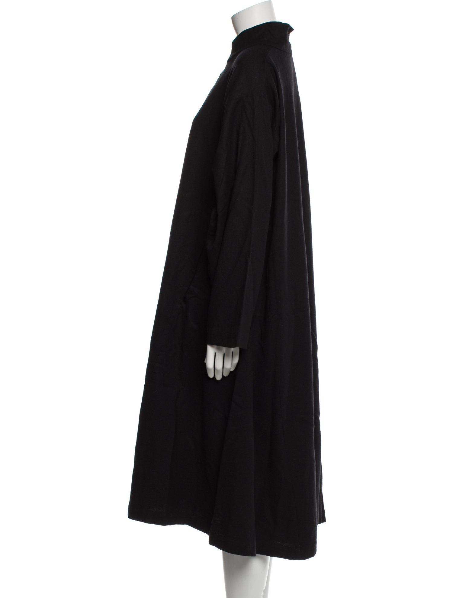 Eskandar Wool Midi Length Dress