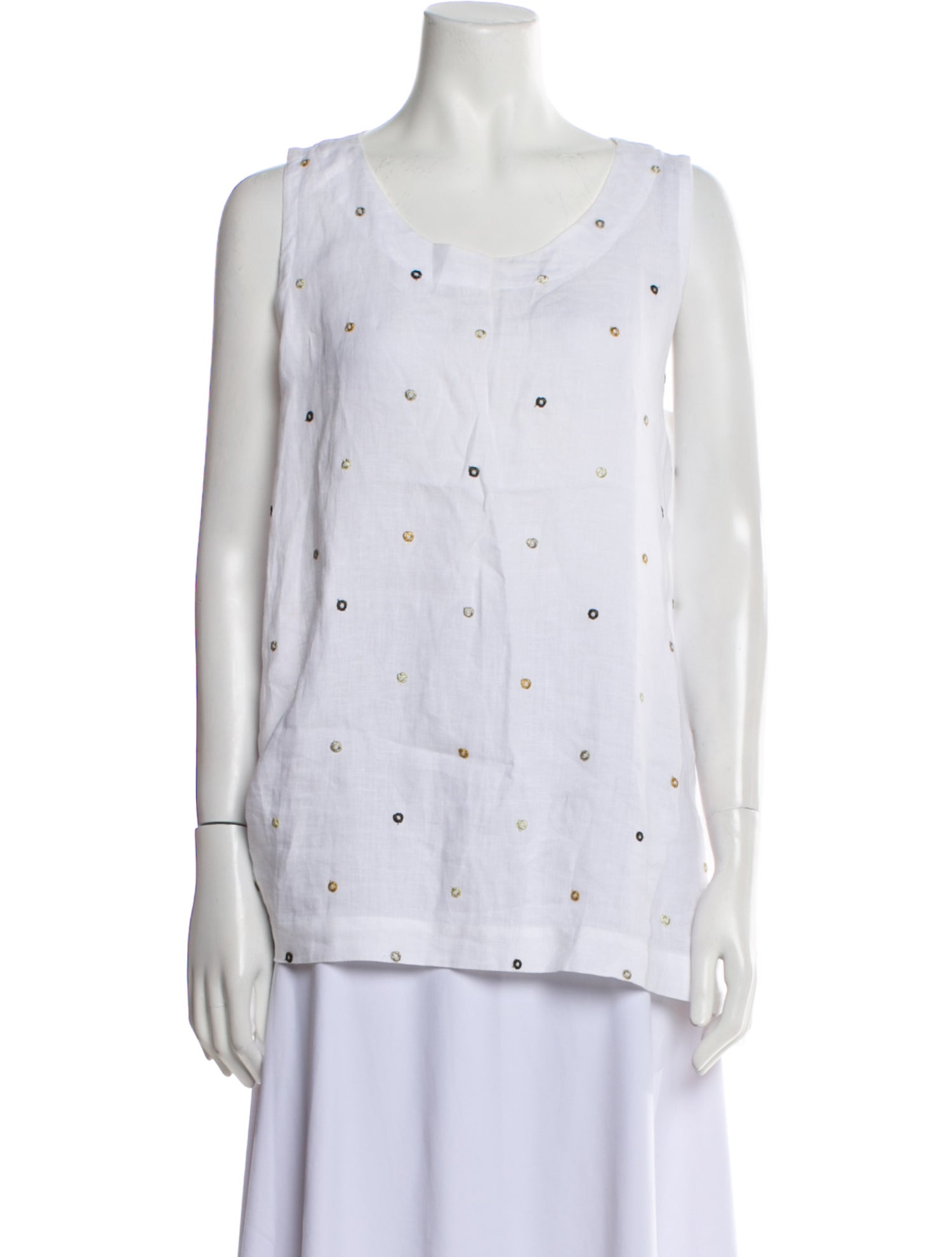 Eskandar Linen Printed Top