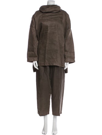 Eskandar Linen Pantsuit
