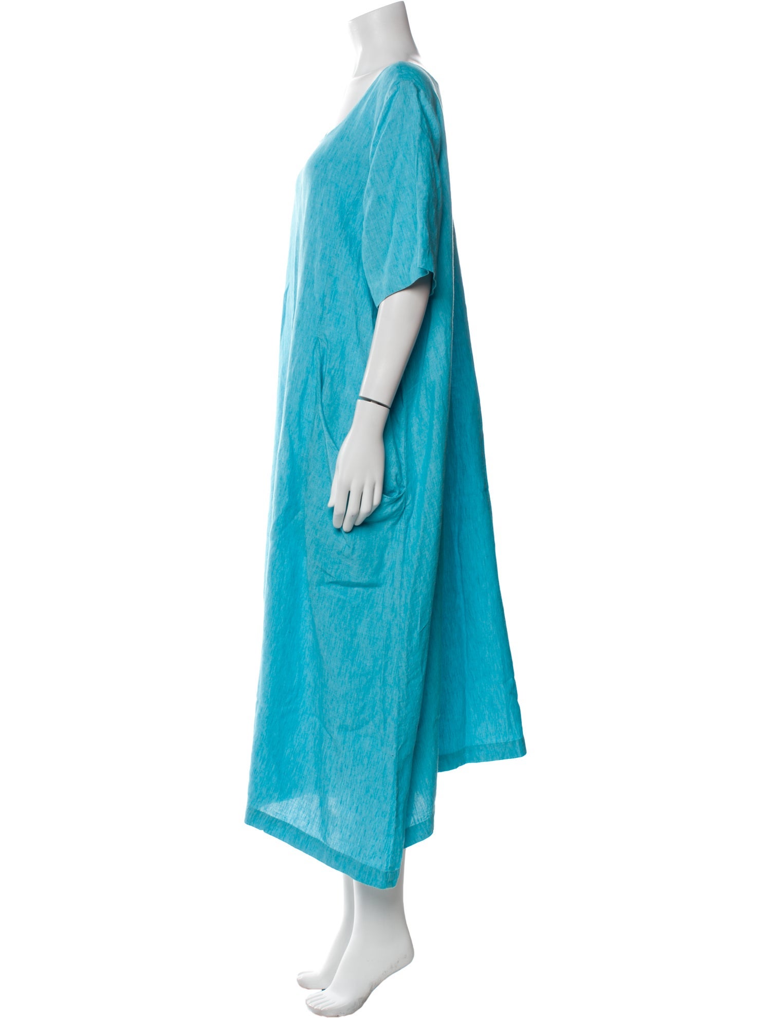 Eskandar Linen Long Dress
