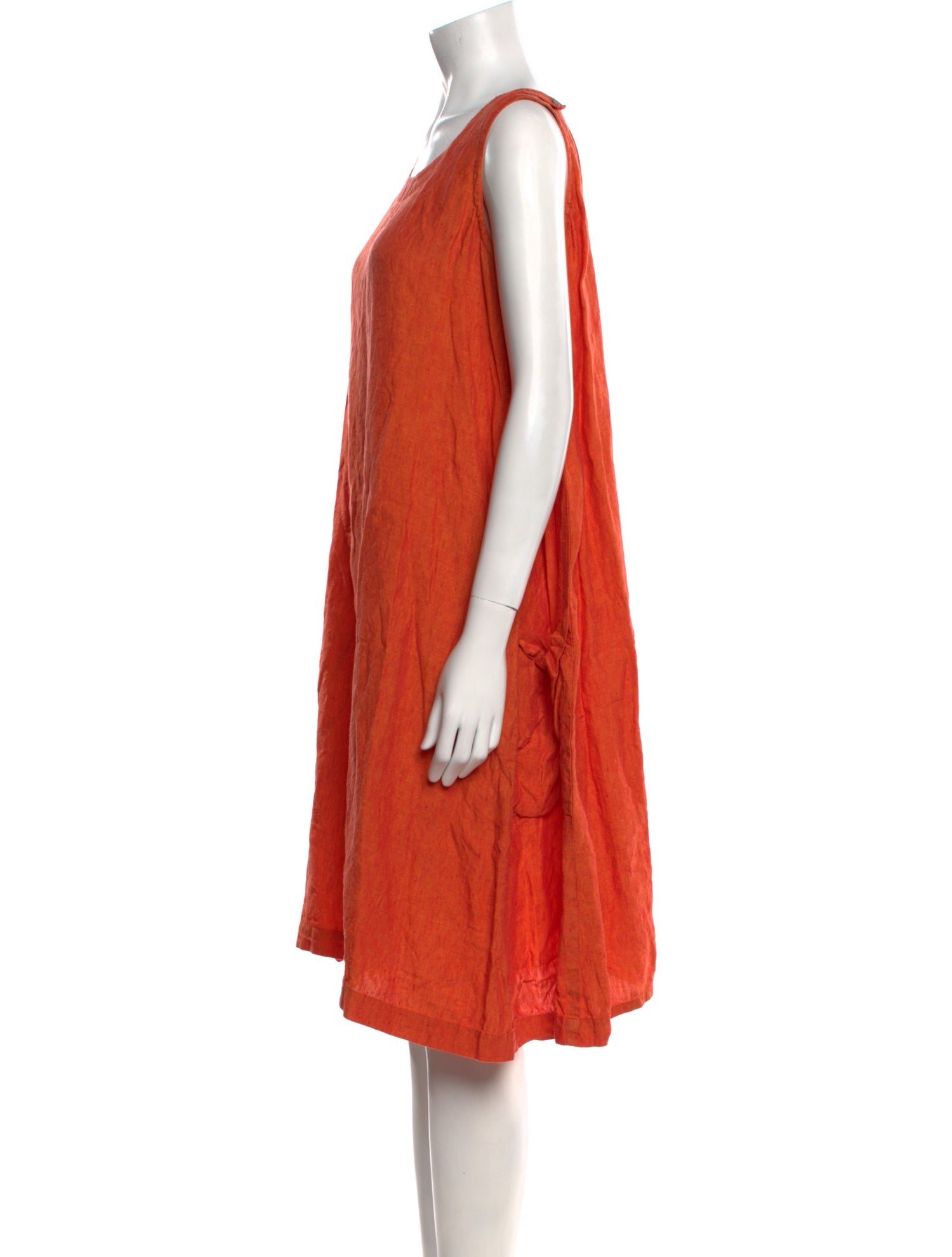 Eskandar Linen Knee-Length Dress