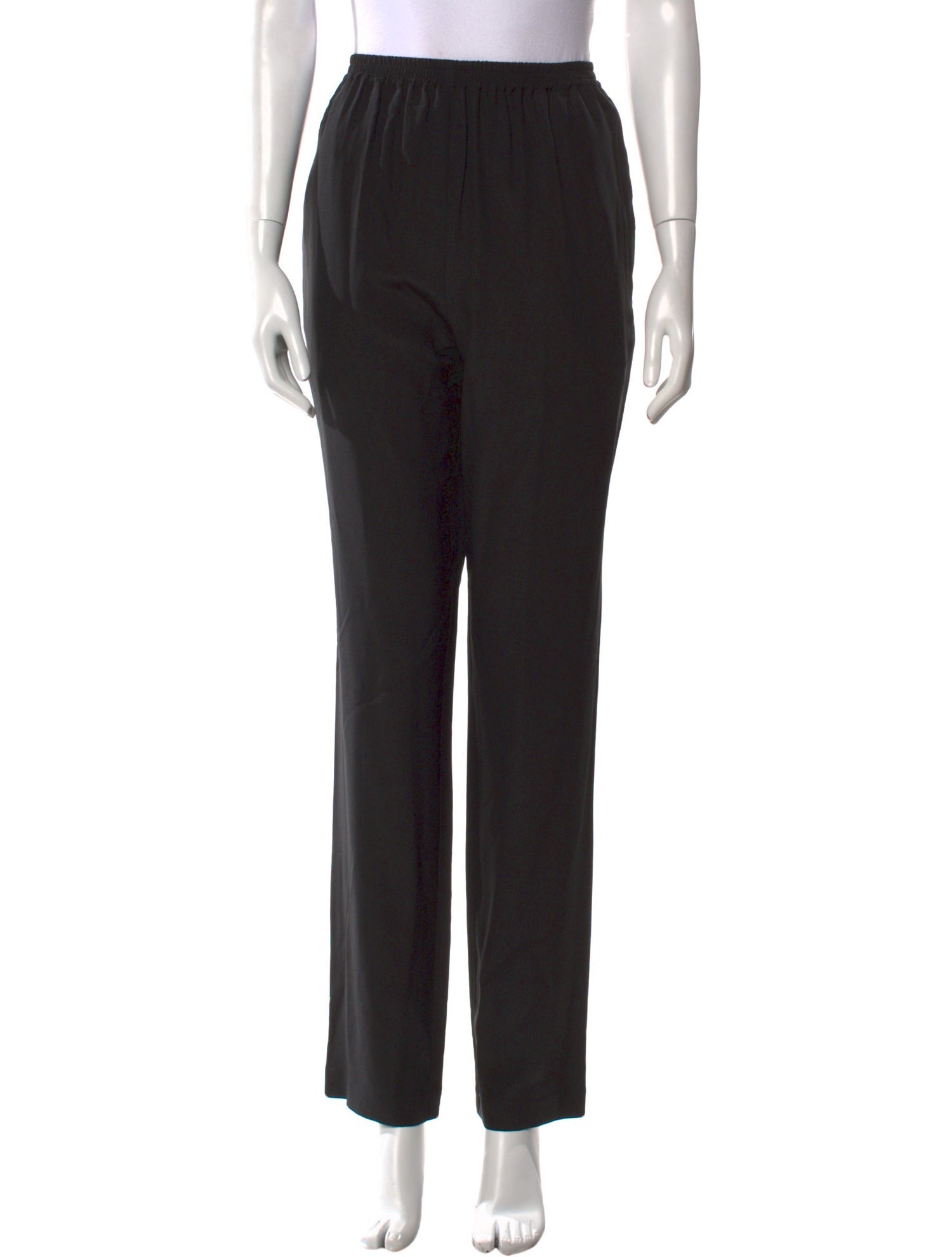 Eskandar Silk Straight Leg Pants