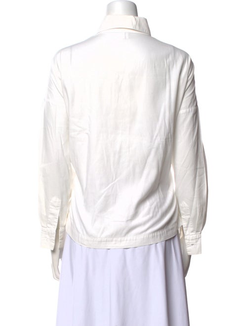 Eskandar Long Sleeve Button-Up Top