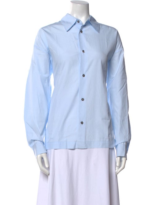 Eskandar Long Sleeve Button-Up Top
