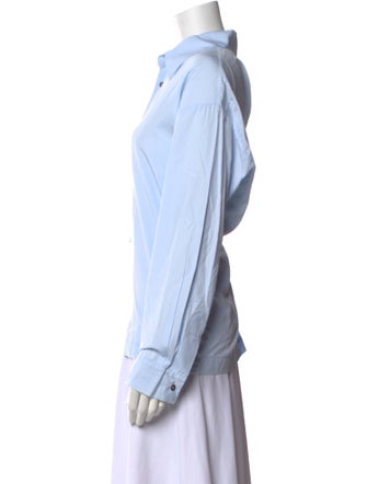 Eskandar Long Sleeve Button-Up Top