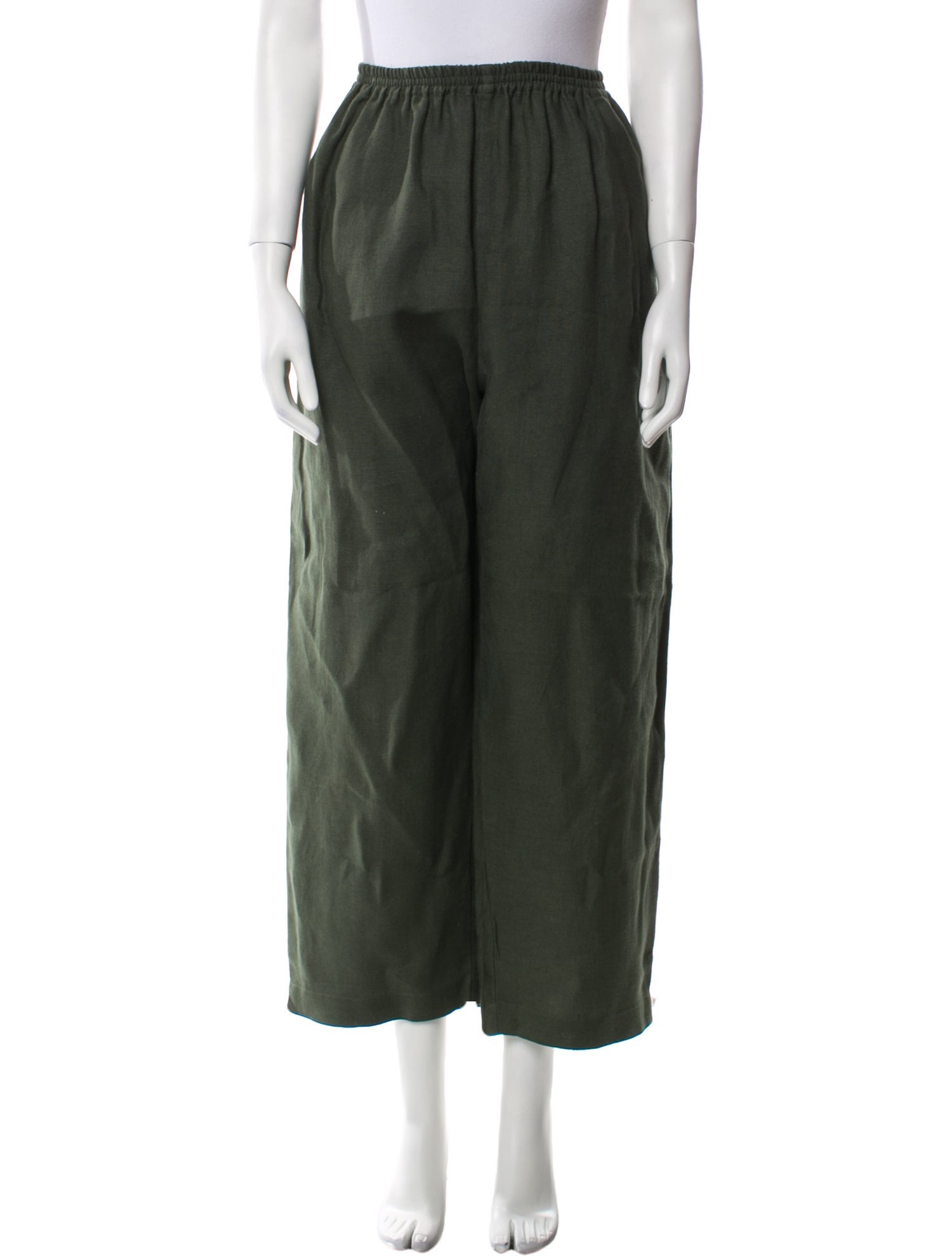 Eskandar Linen Wide Leg Pants