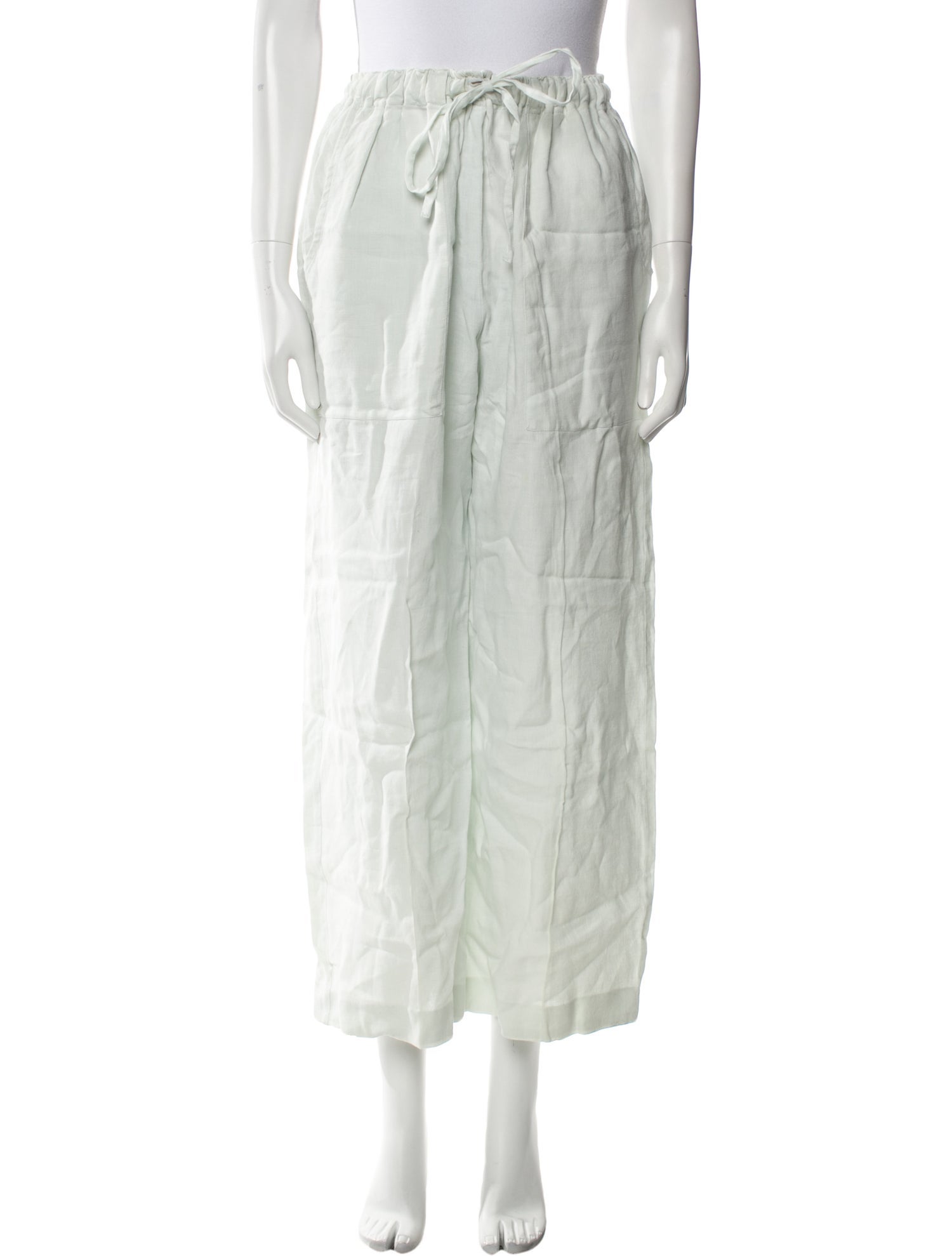 Eskandar Linen Wide Leg Pants