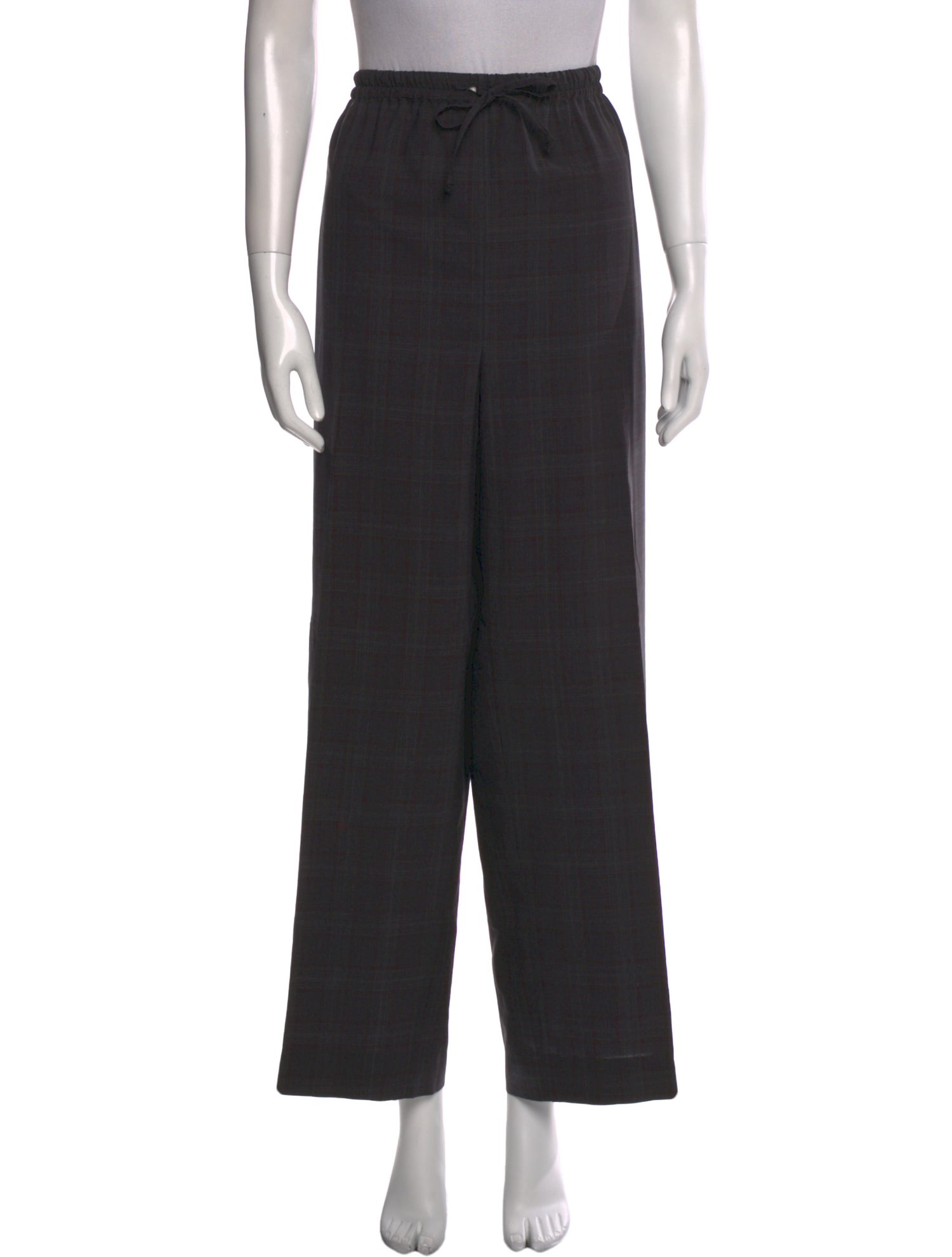 Eskandar Wool Wide Leg Pants