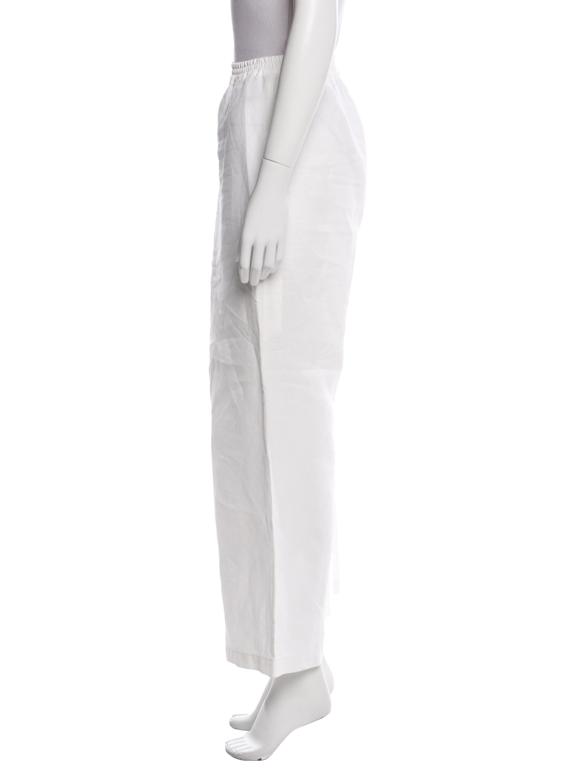 Eskandar Linen Wide Leg Pants