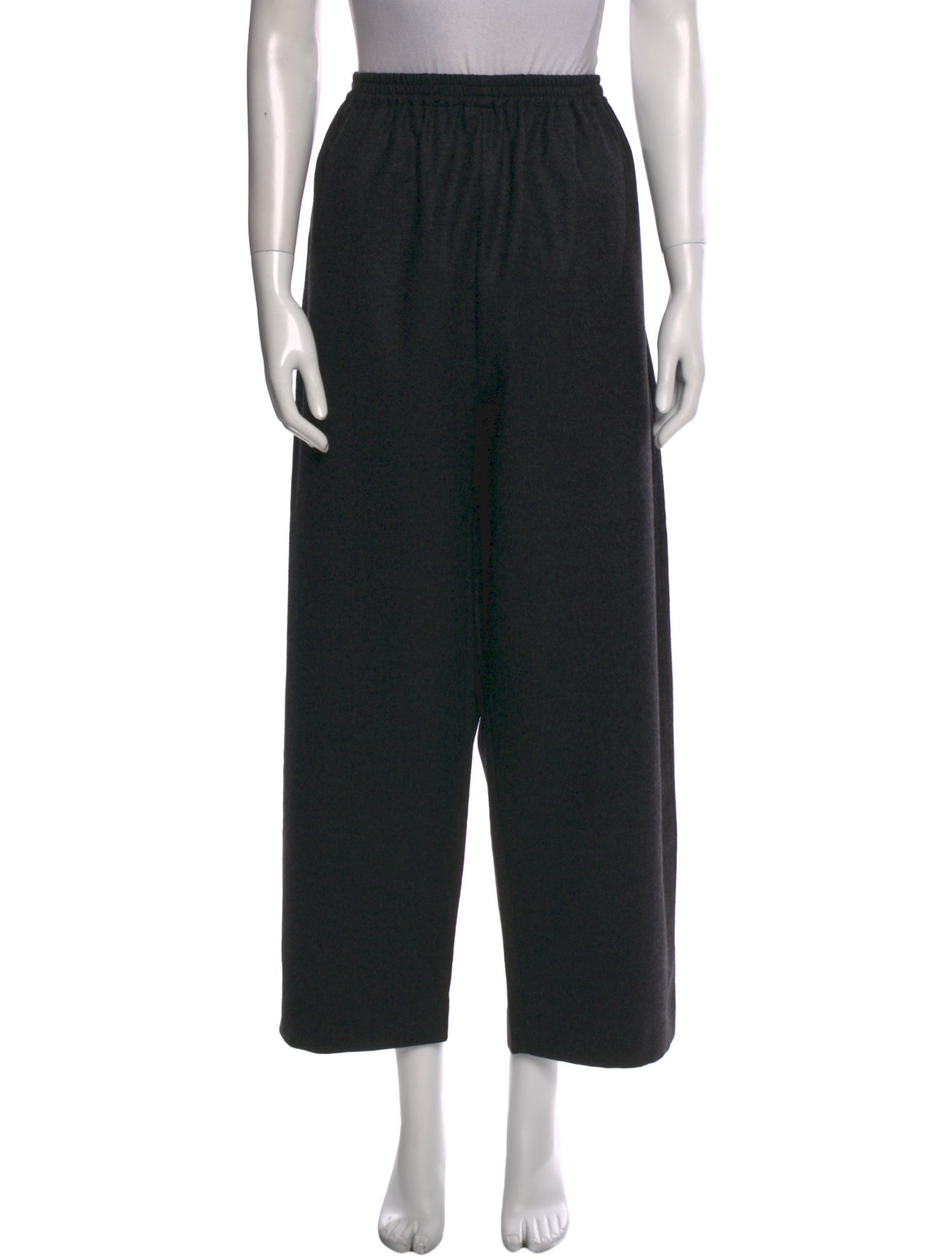 Eskandar Wool Wide Leg Pants