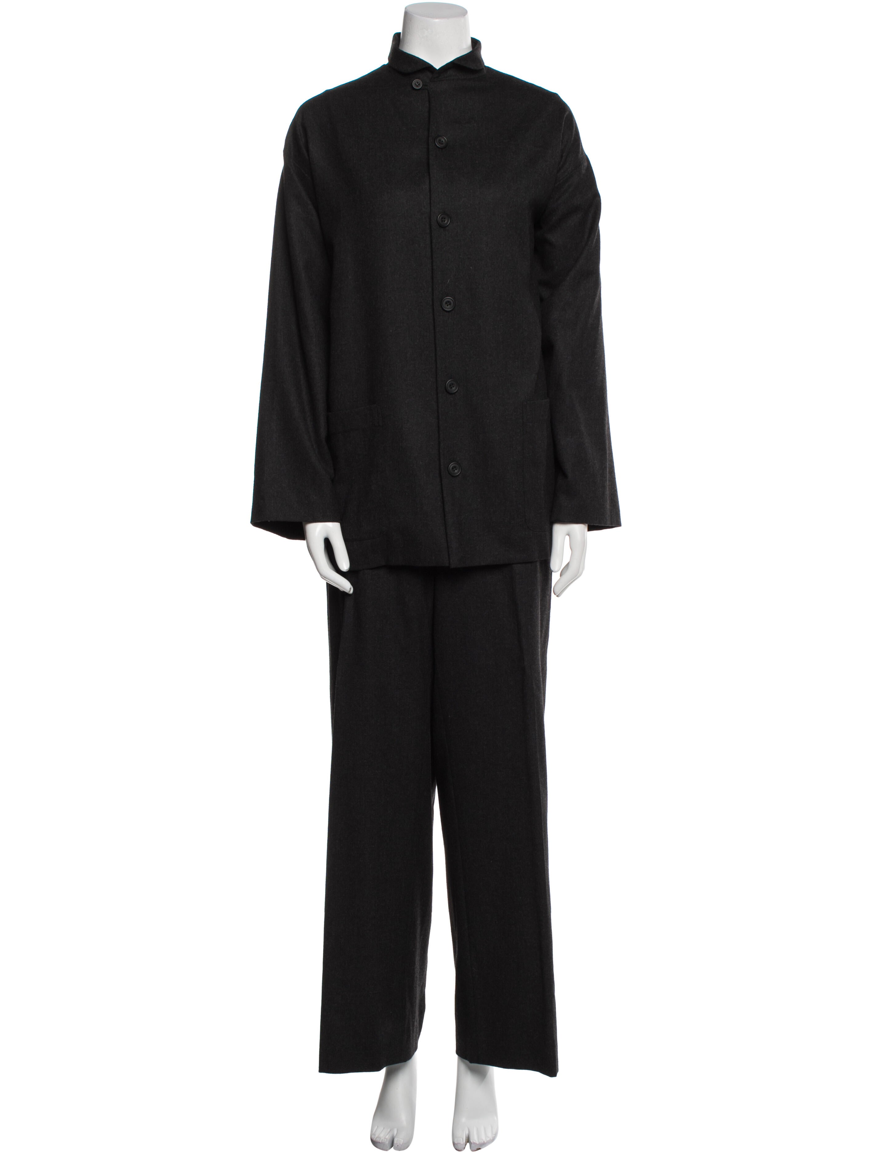 Eskandar Wool Pant Set