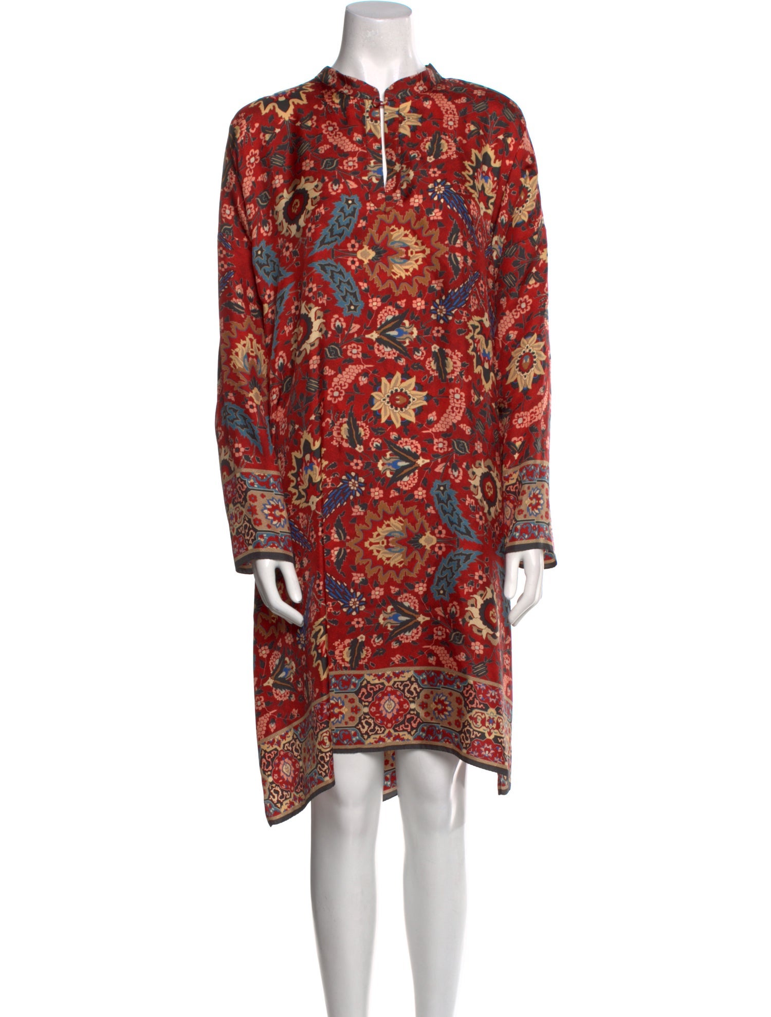 Eskandar Silk Knee-Length Dress