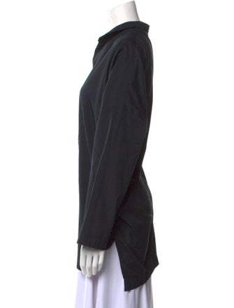 Eskandar Long Sleeve Button-Up Top