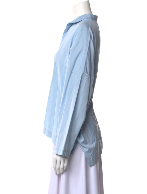 Eskandar Long Sleeve Button-Up Top