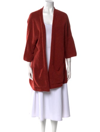 Eskandar Linen Open Front Sweater