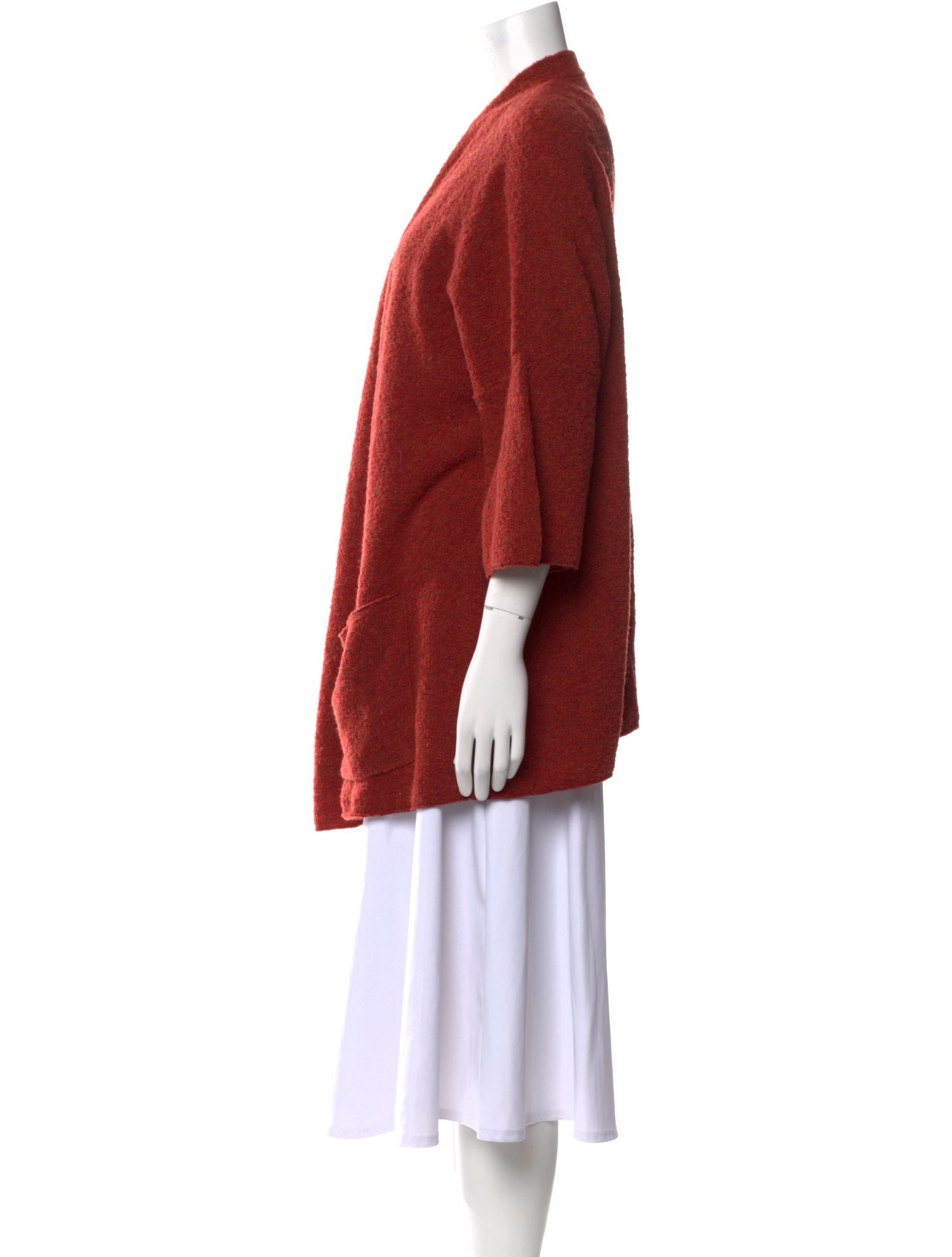 Eskandar Linen Open Front Sweater