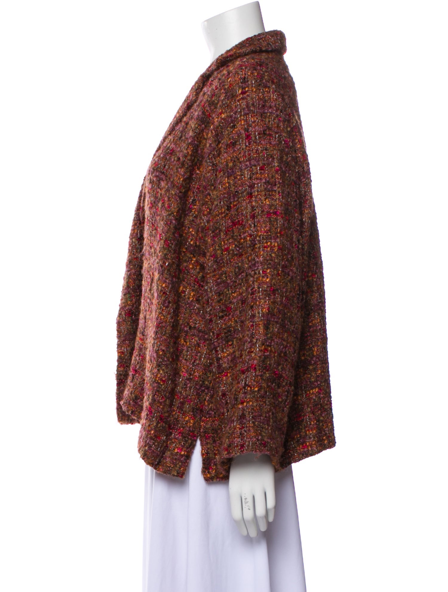 Eskandar Wool Tweed Pattern Blazer