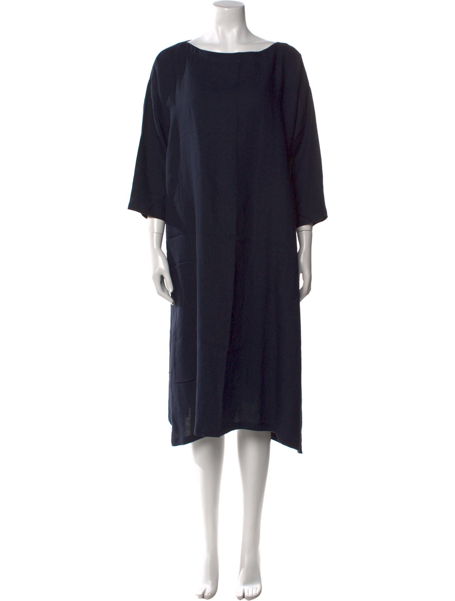 Eskandar Linen Midi Length Dress w/ Tags