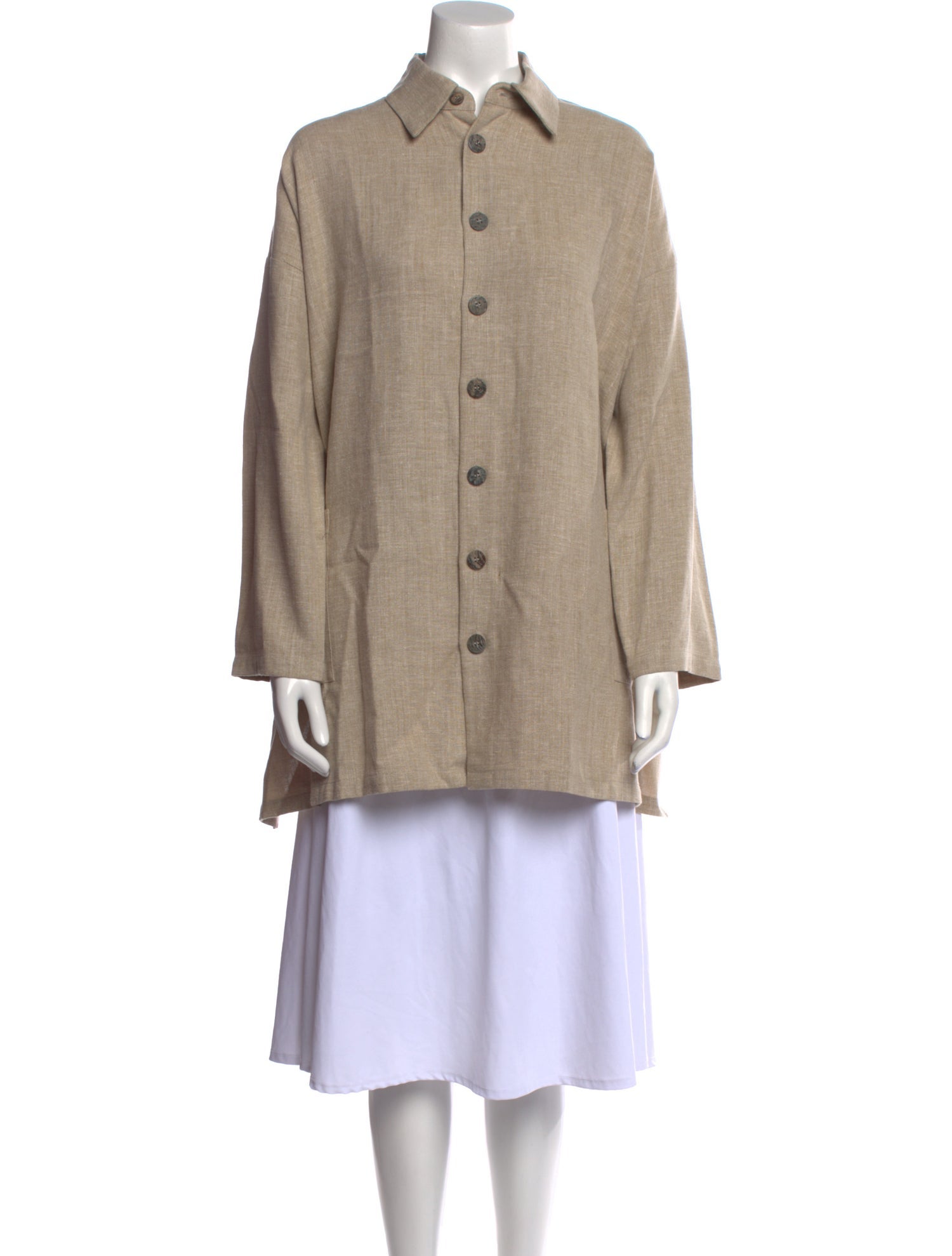 Eskandar Linen Long Sleeve Tunic