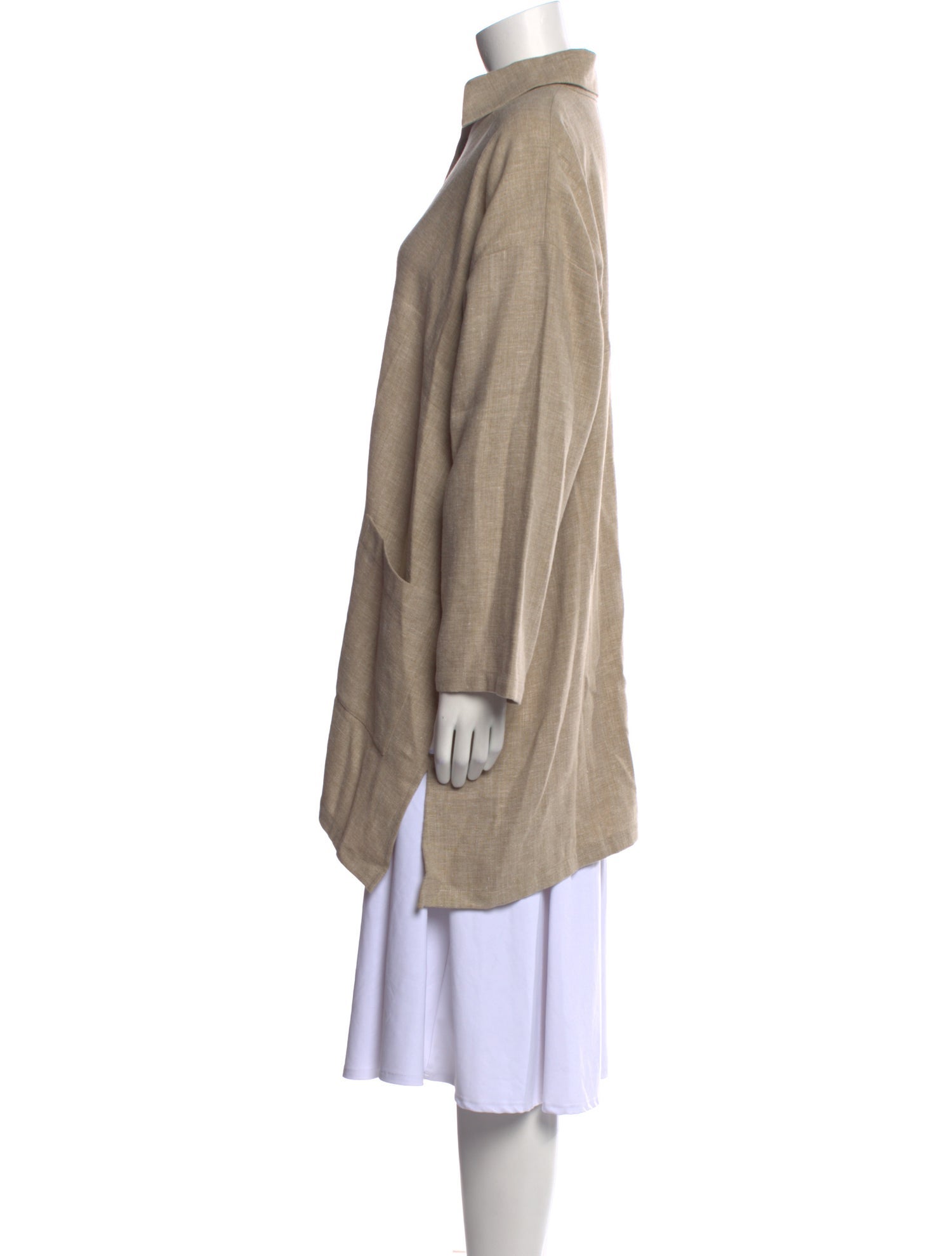 Eskandar Linen Long Sleeve Tunic