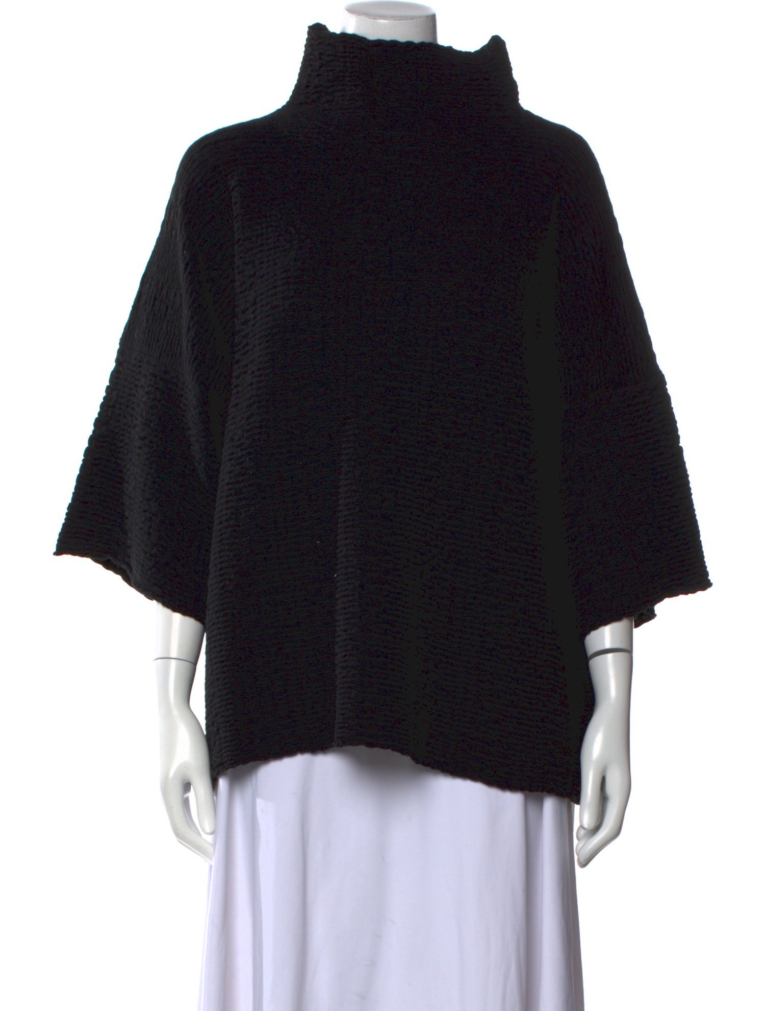 Eskandar Merino Wool Mock Neck Sweater