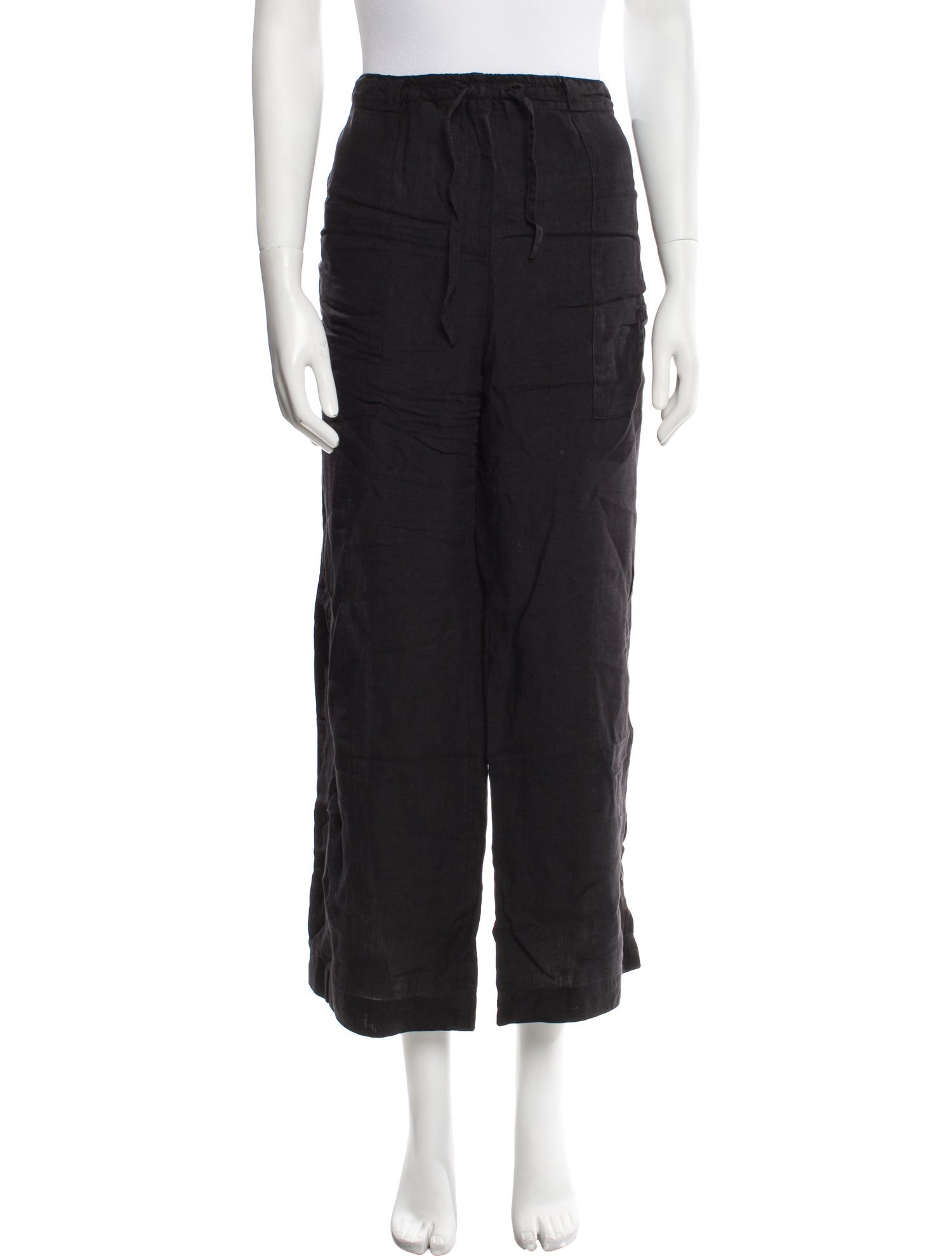 Eskandar Linen Wide Leg Pants