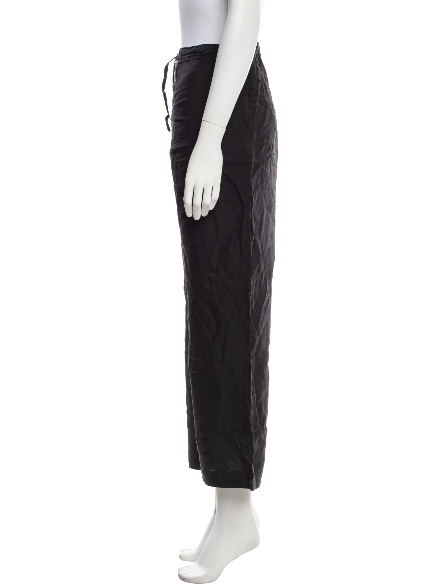 Eskandar Linen Wide Leg Pants