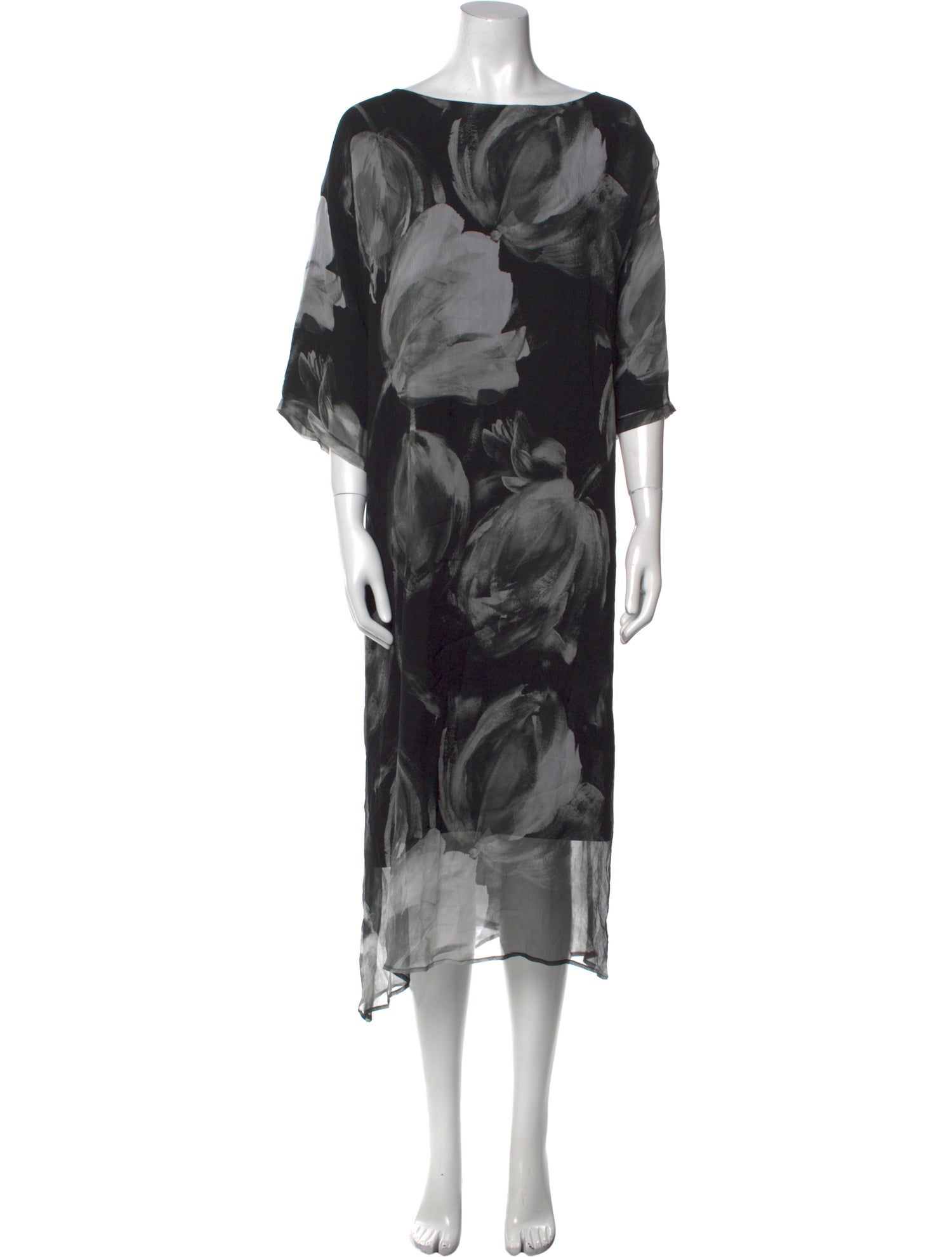 Eskandar Silk Long Dress