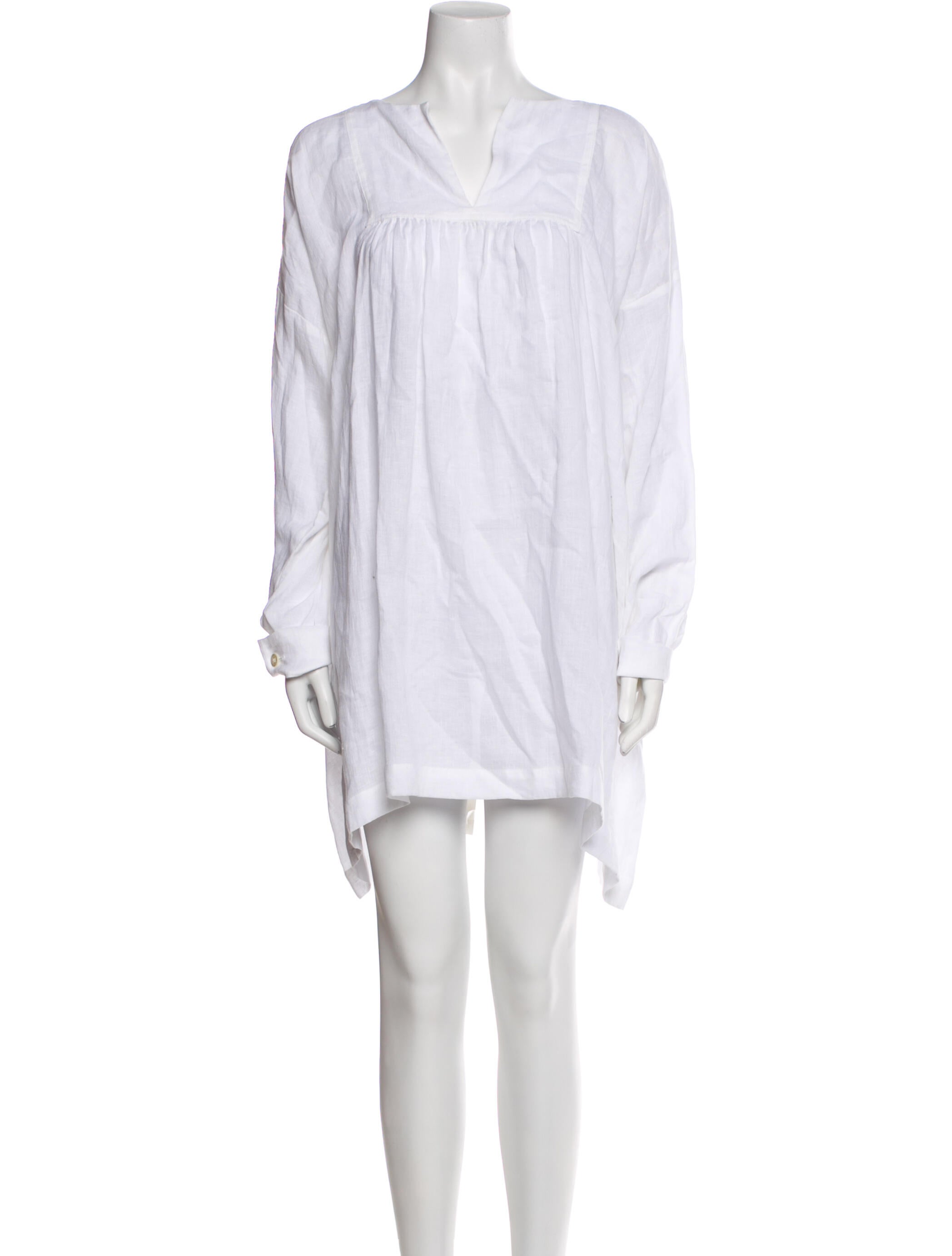 Eskandar Linen Mini Dress