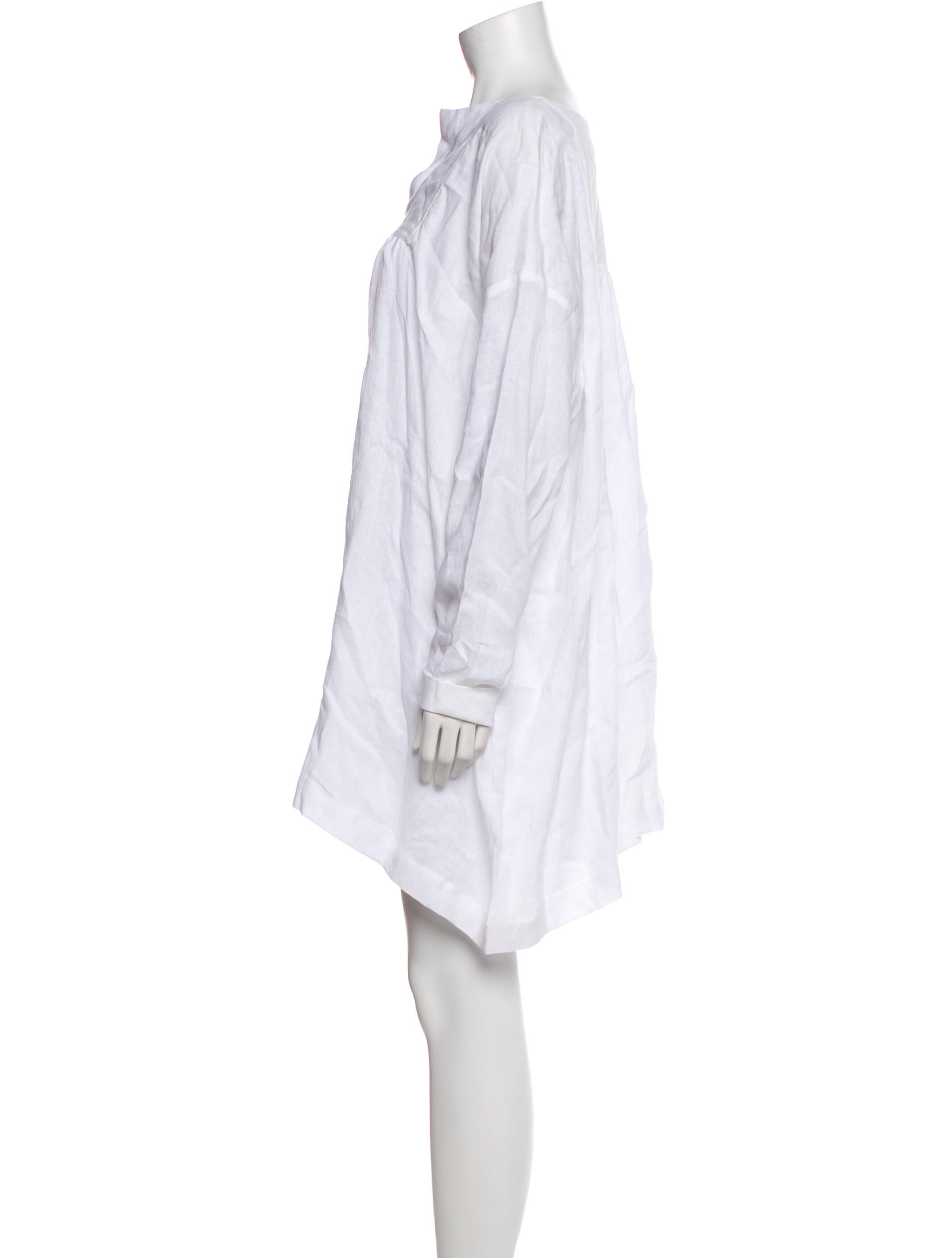 Eskandar Linen Mini Dress