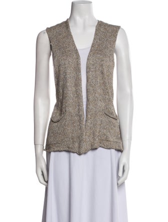 Eskandar Linen Open Front Sweater