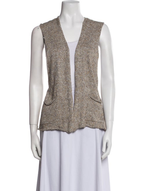 Eskandar Linen Open Front Sweater