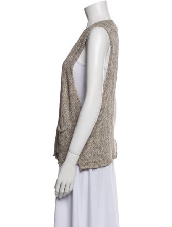 Eskandar Linen Open Front Sweater