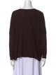 Eskandar Cashmere Bateau Neckline Sweatshirt
