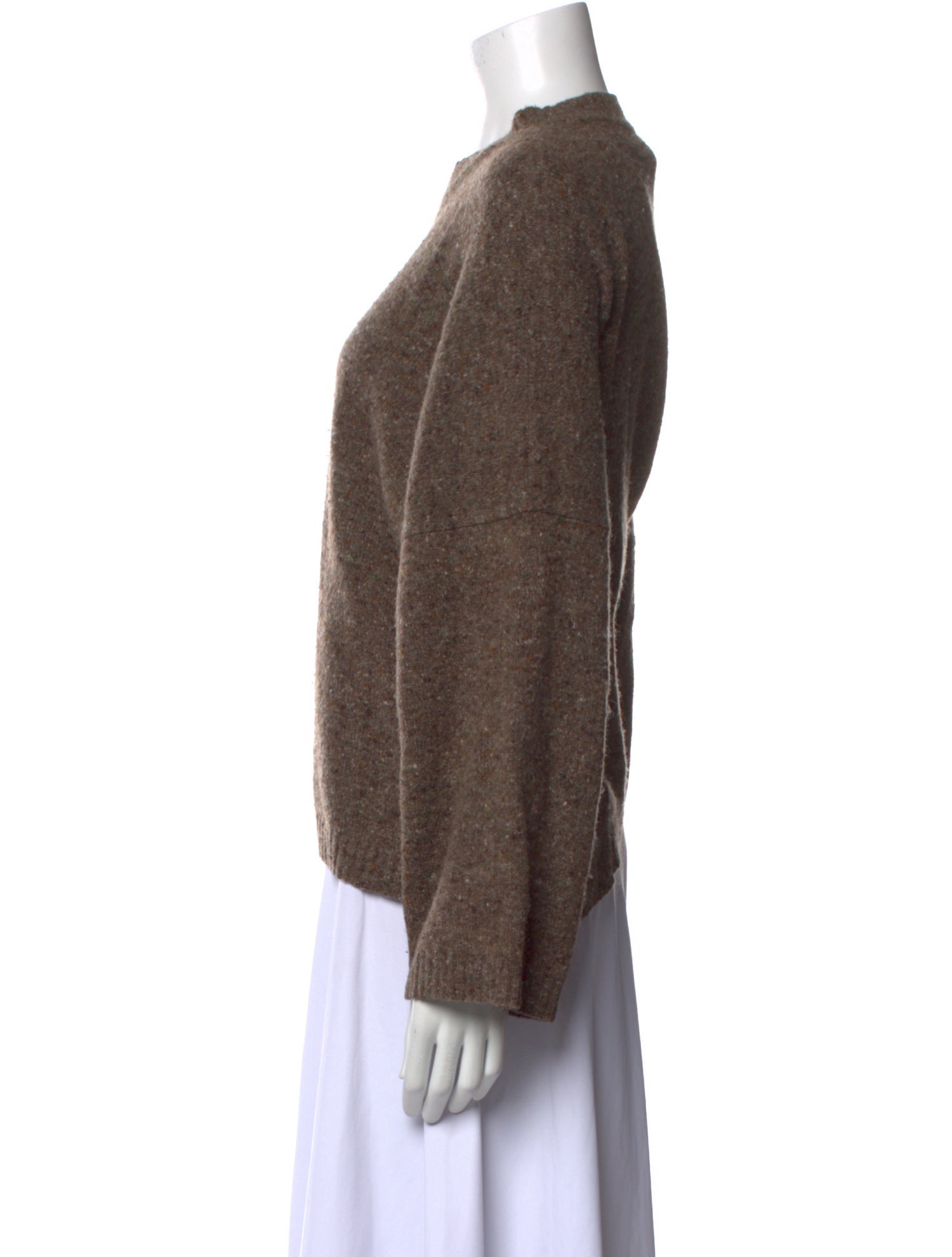 Eskandar Merino Wool Crew Neck Sweater