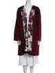 Eskandar Cashmere Floral Print Coat