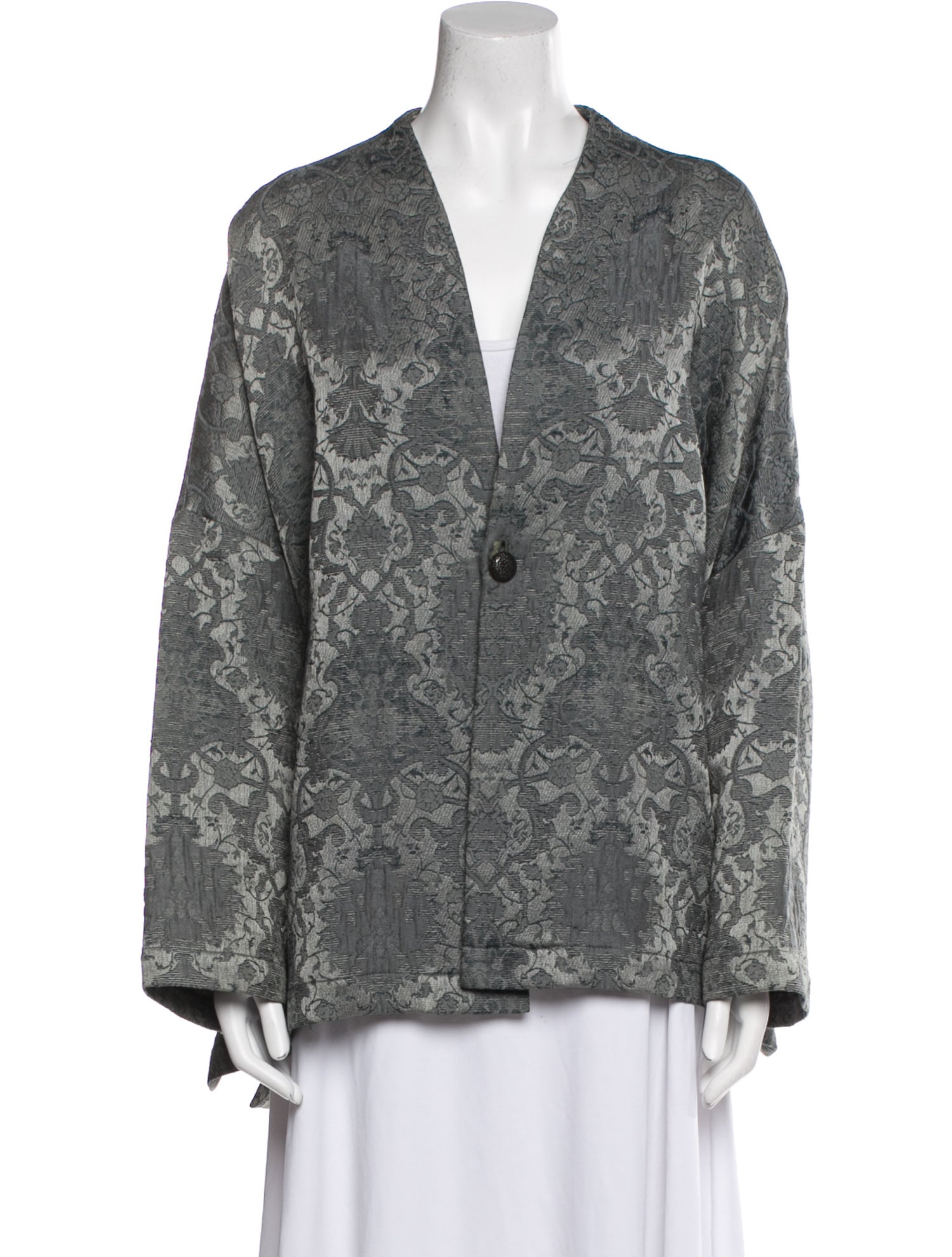 Eskandar Printed Evening Jacket