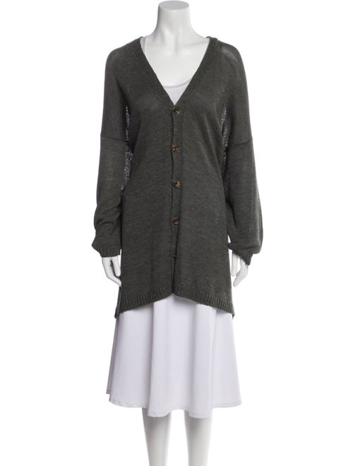 Eskandar Linen V-Neck Sweater