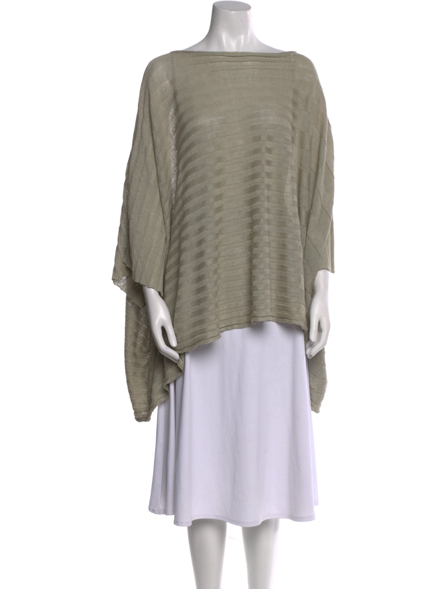 Eskandar Linen Bateau Neckline Sweater