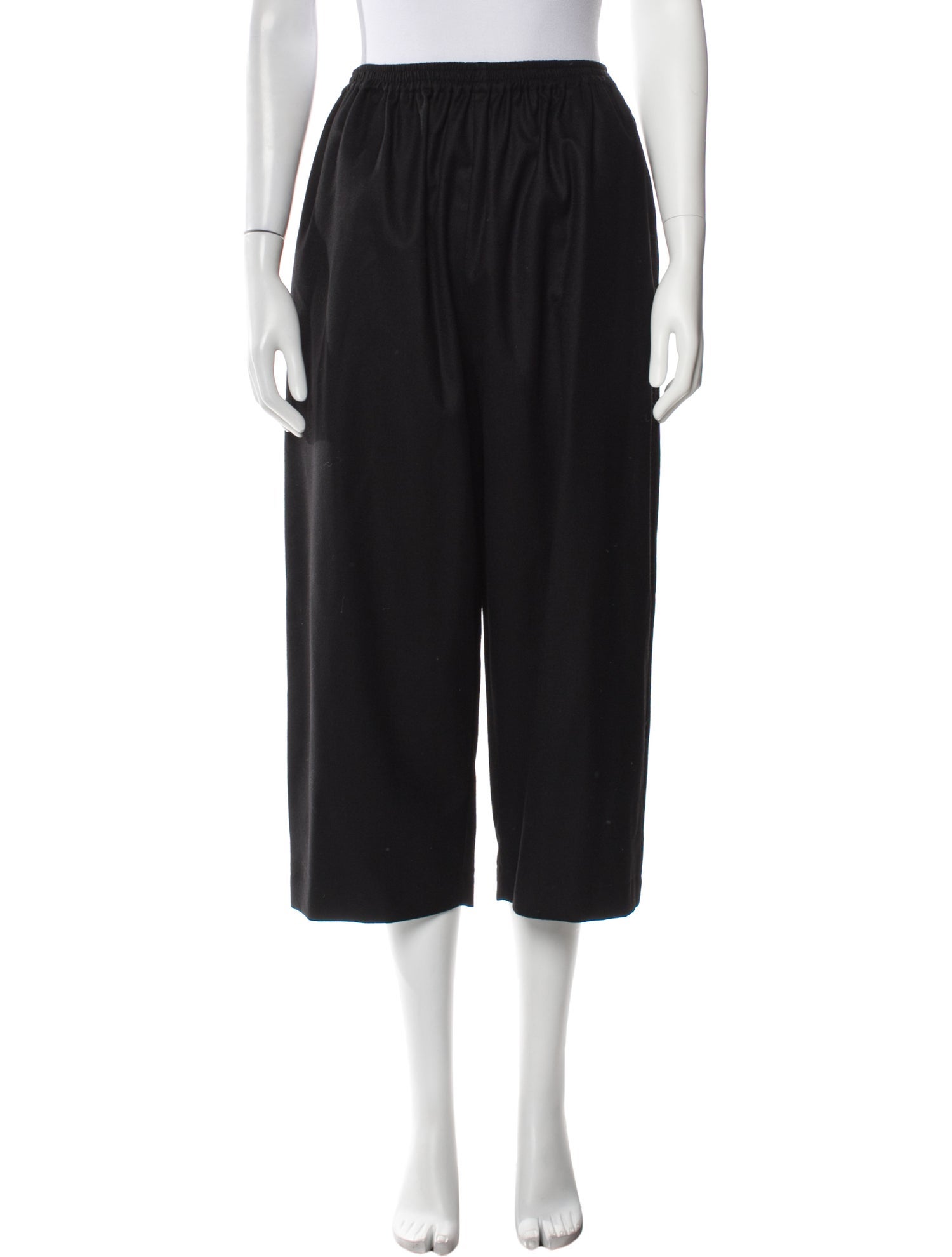 Eskandar Wool Wide Leg Pants