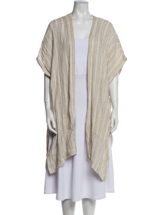 Eskandar Linen Striped Robe