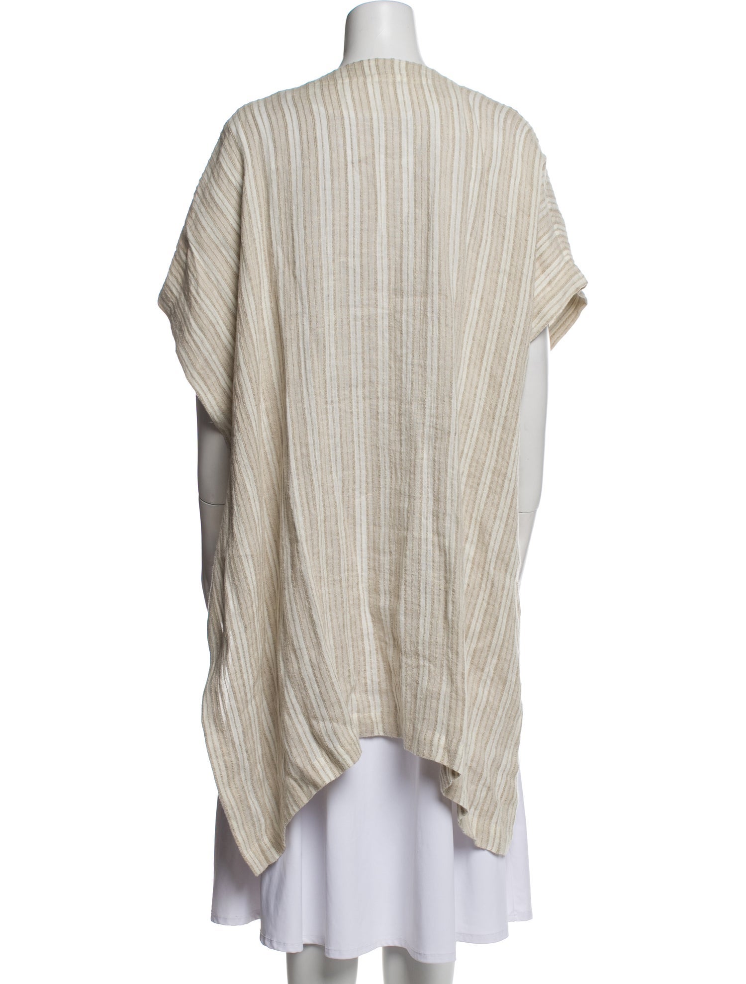 Eskandar Linen Striped Robe