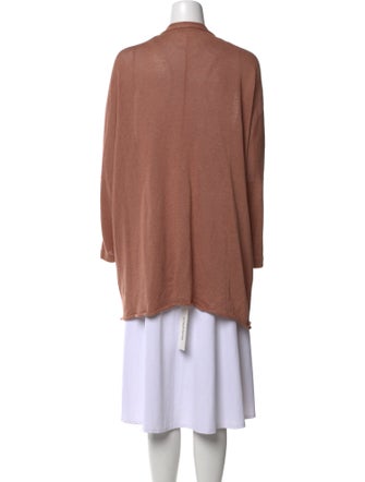 Eskandar Linen Open Front Sweater