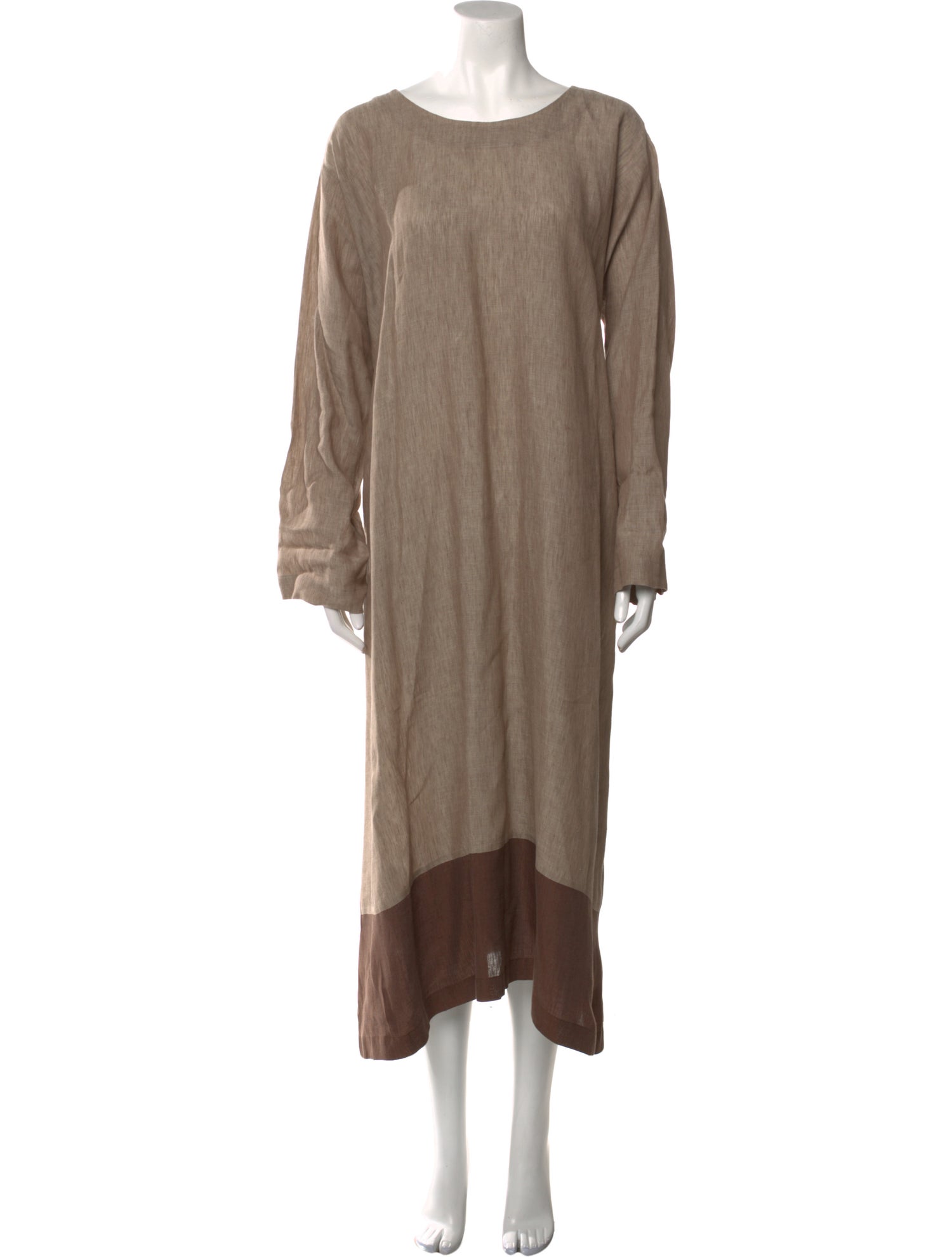 Eskandar Linen Long Dress