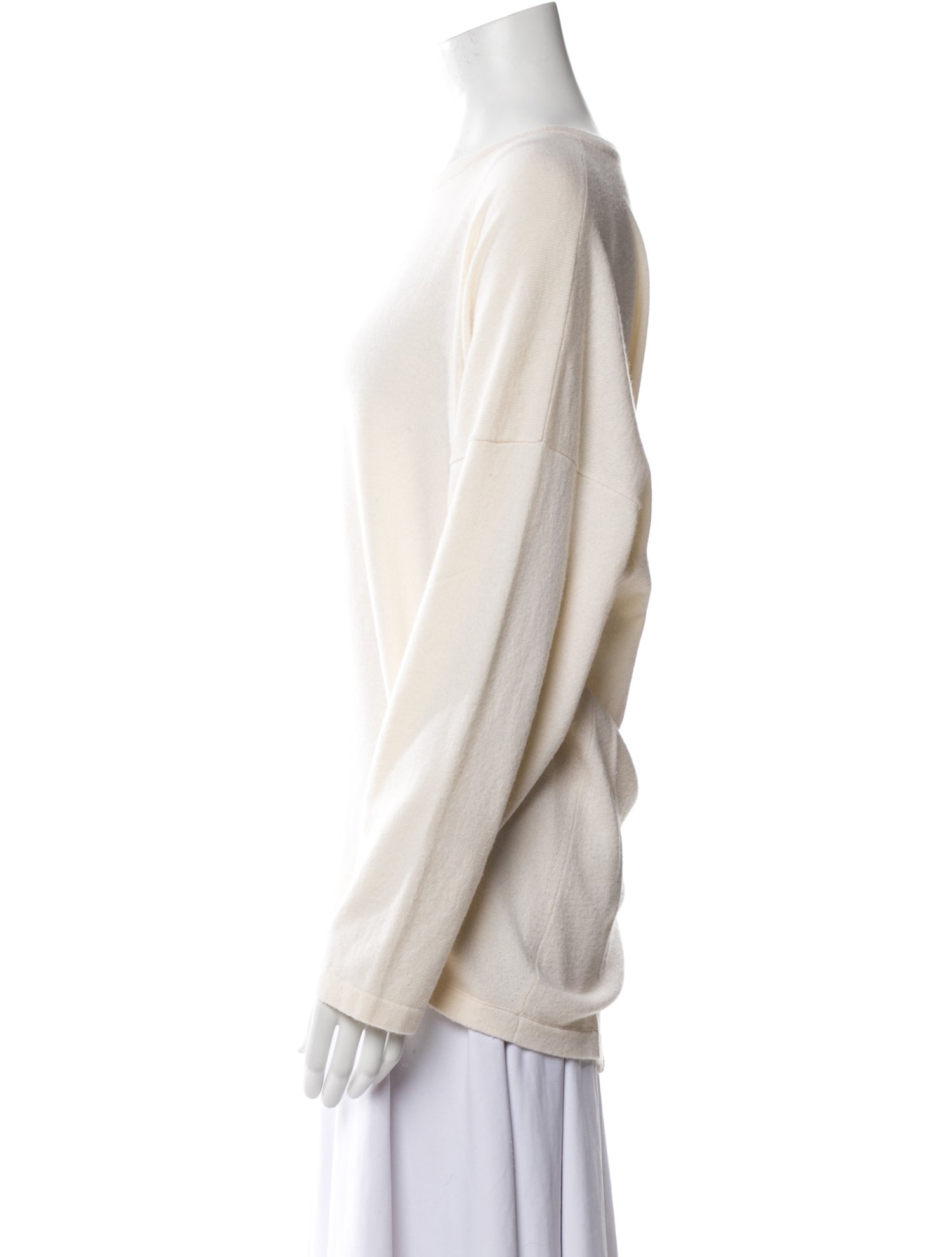 Eskandar Cashmere Bateau Neckline Sweater