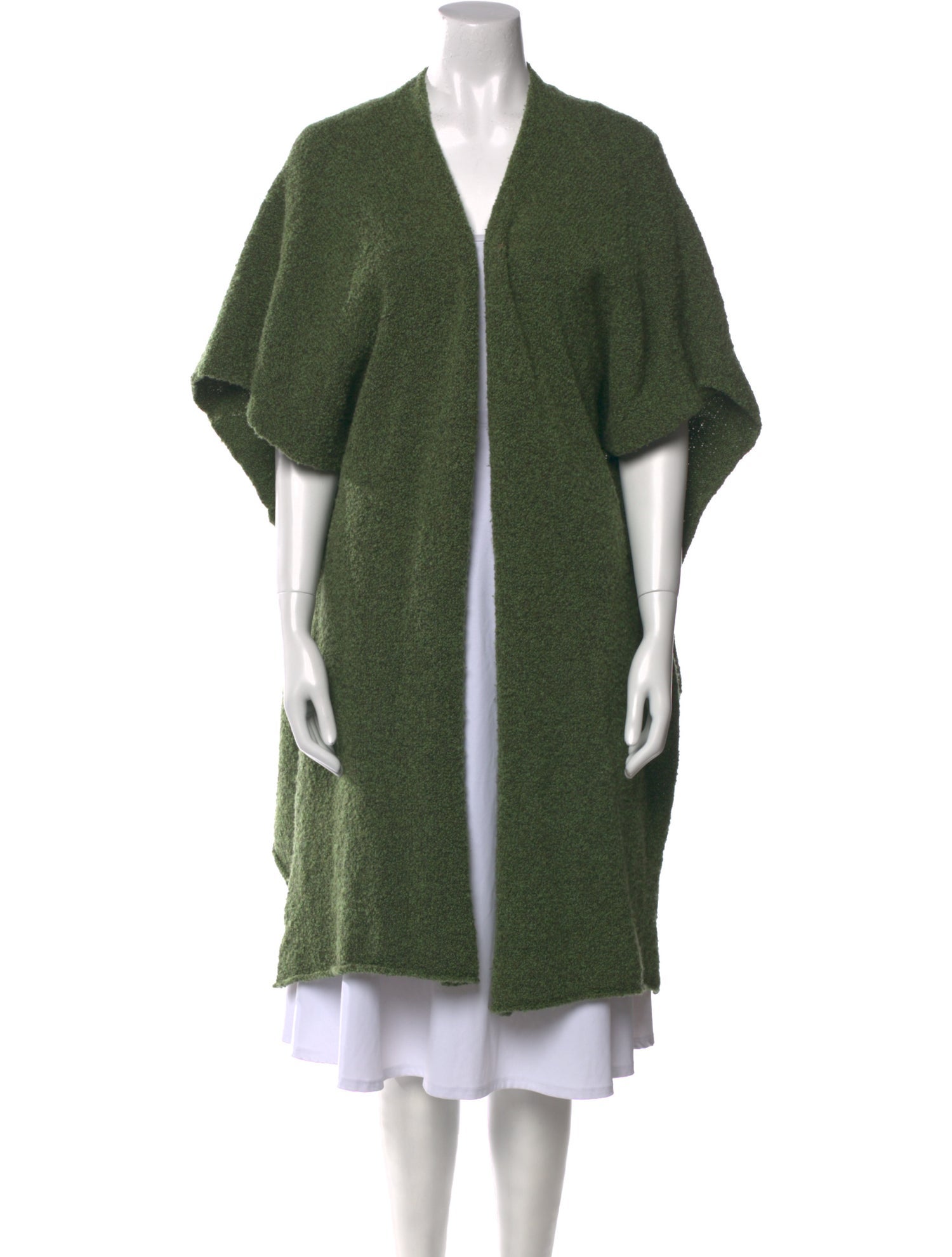 Eskandar Merino Wool Open Front Sweater