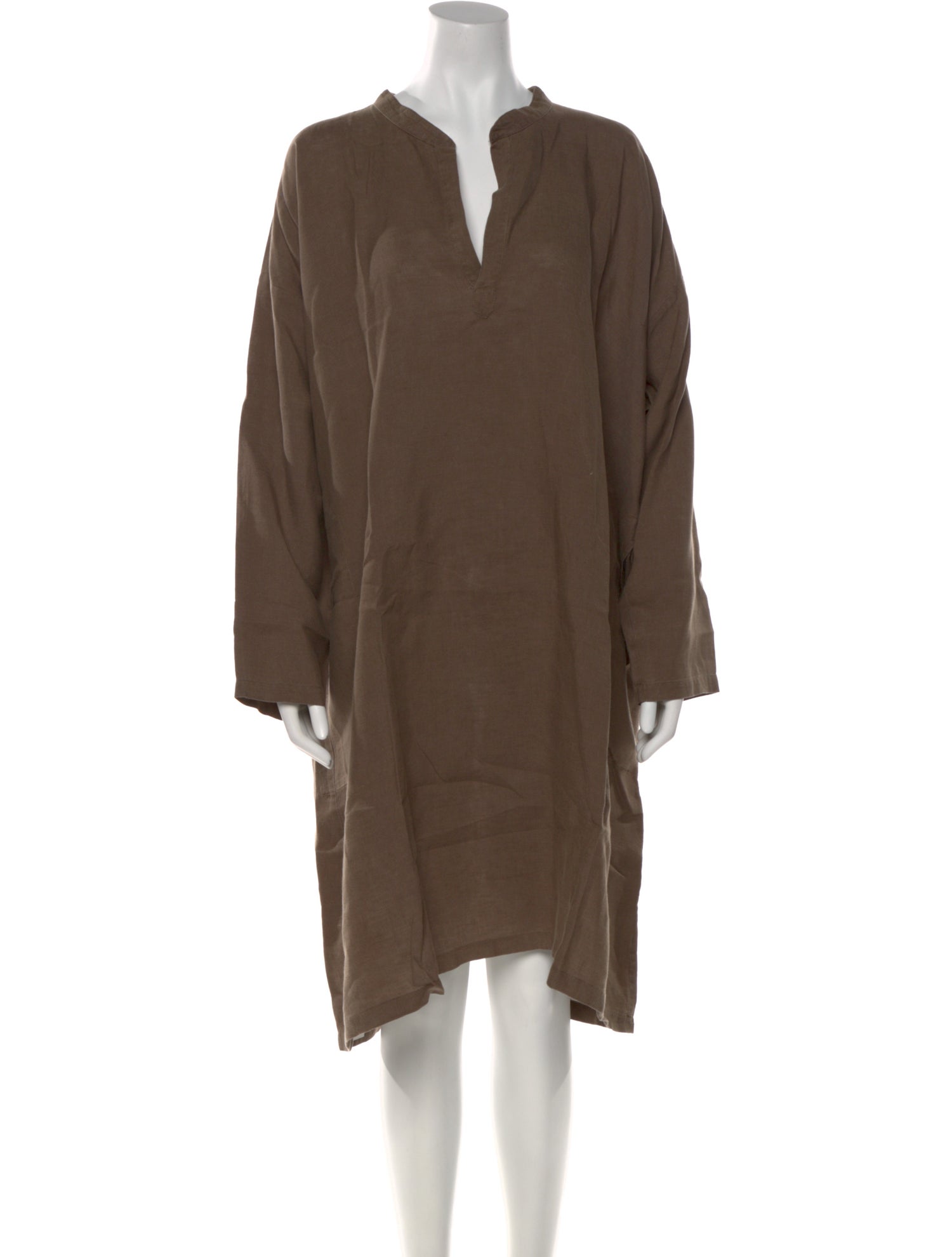 Eskandar Linen Knee-Length Dress