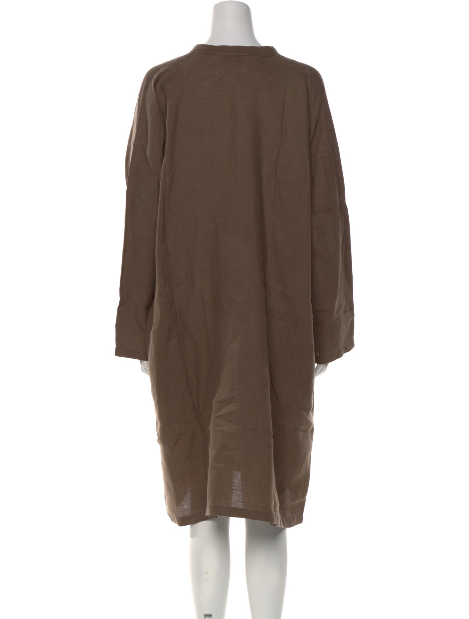 Eskandar Linen Knee-Length Dress