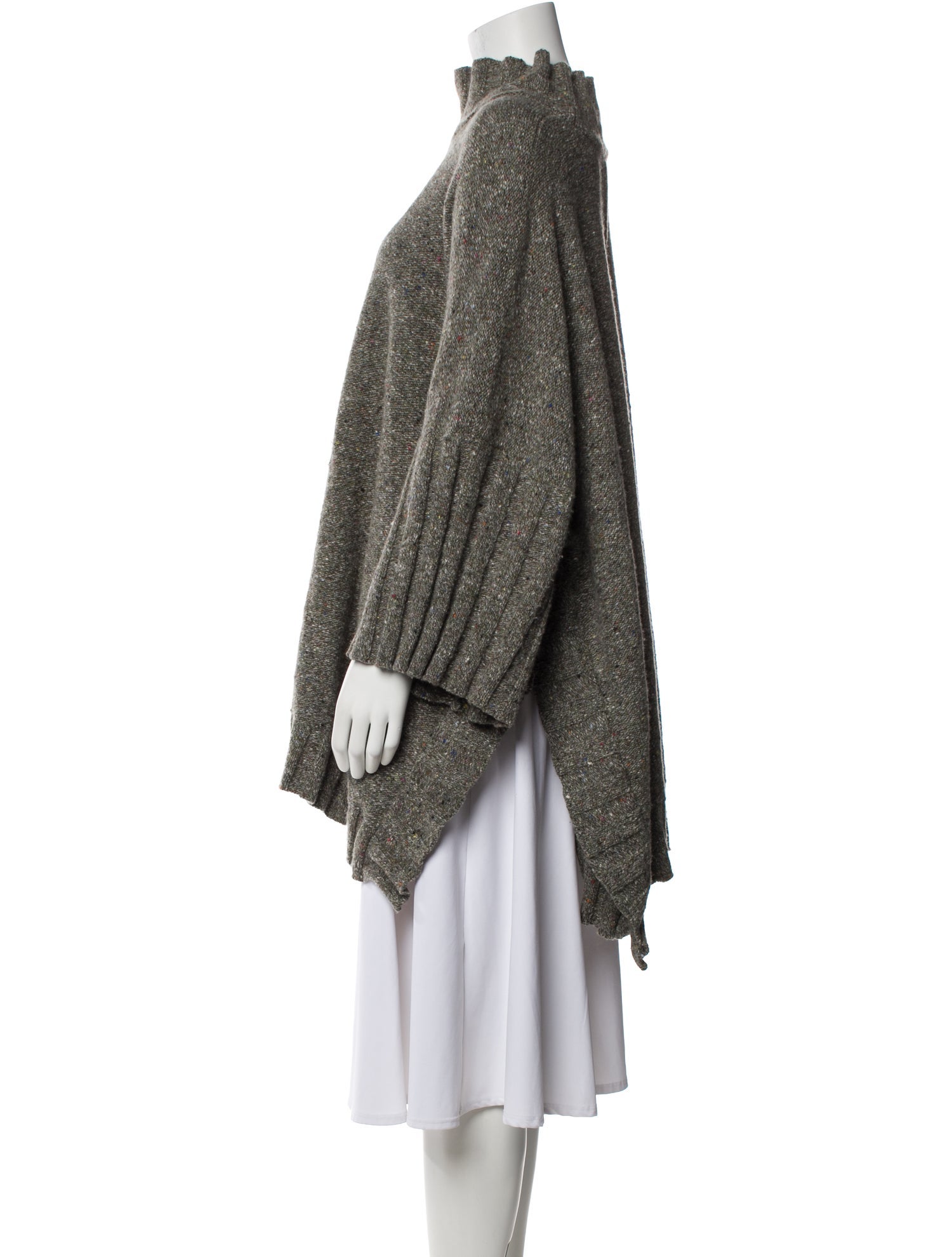 Eskandar Silk Mock Neck Sweater